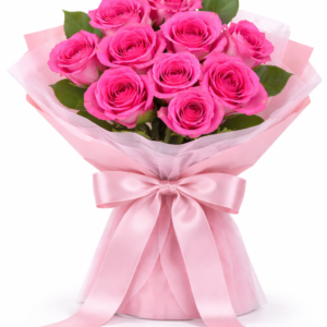 12 Rosas cor-de-rosa