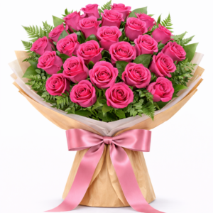 24 Rosas cor-de-rosa