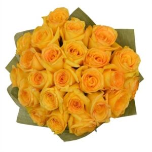 Buquê de 24 Rosas Amarelas ; Ramo de 24 Rosas Amarillas ; Bouquet of 24 Yellow Roses