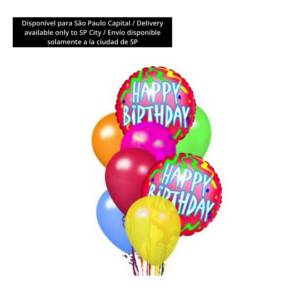 Buquê de Balões de aniversário para entrega em SP