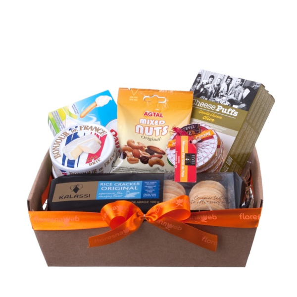Cheese and Crackers Gift Basket