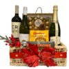 Cesta de Natal Elegante com Chandon & Vinhos Finos