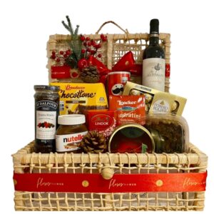 Canasta de Navidad: Esplendor Festivo