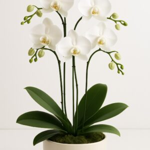 White Orchid Cenetrpiece