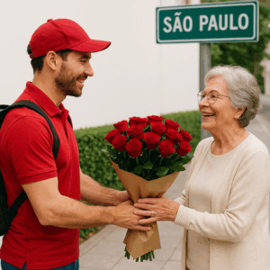 Entrega de flores el mismo día en São Paulo