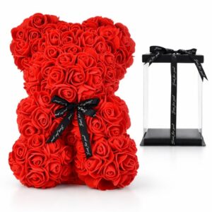 Urso de Rosas Vermelhas