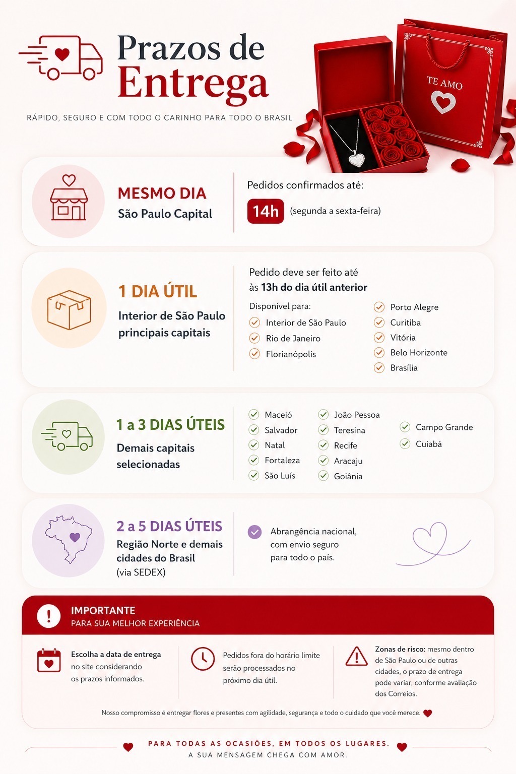 Colar com 6 Rosas Eternas - Imagem 3